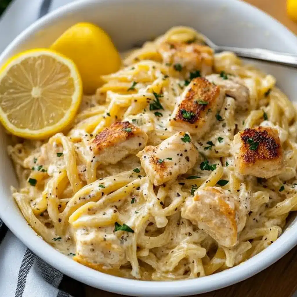 Lemon Chicken Pasta Bake