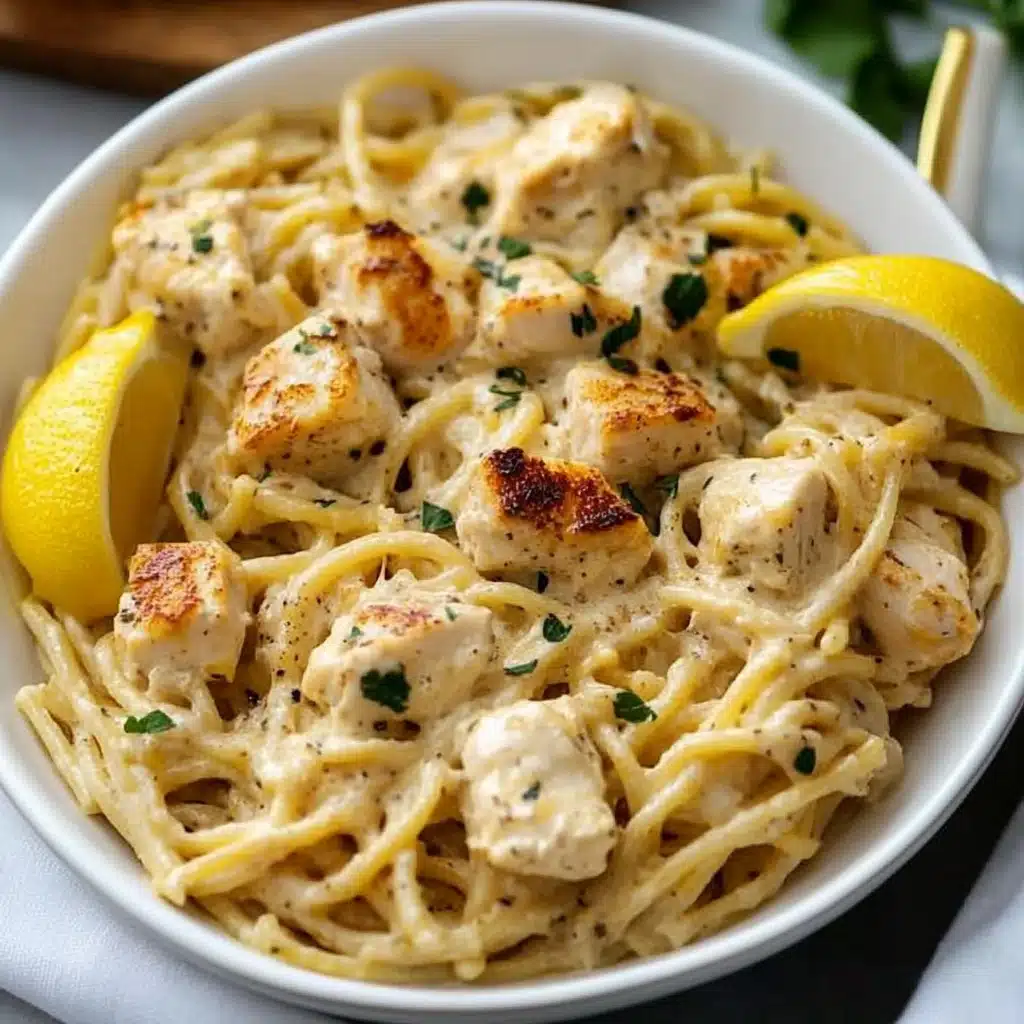 Lemon Chicken Pasta Bake