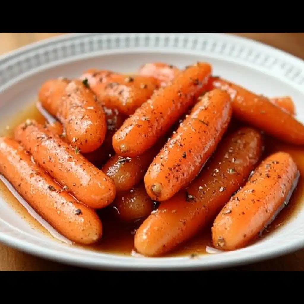 Maple & Brown Sugar Glazed Carrots