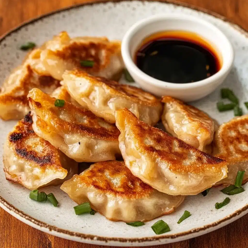 Pan-Fried Chicken Dumplings