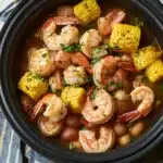Slow Cooker Shrimp Boil