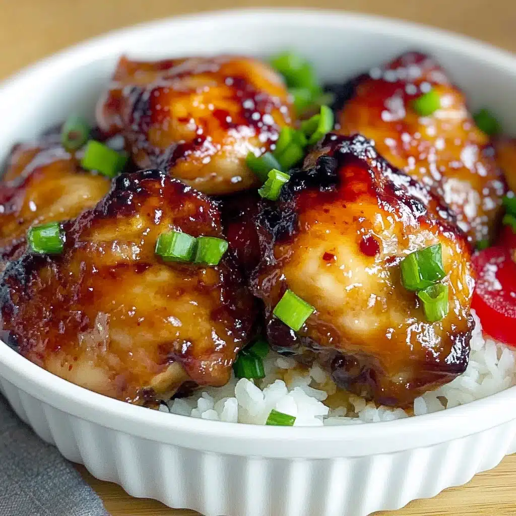 Sticky Sweet Chili Chicken Thighs