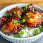 Sticky Sweet Chili Chicken Thighs