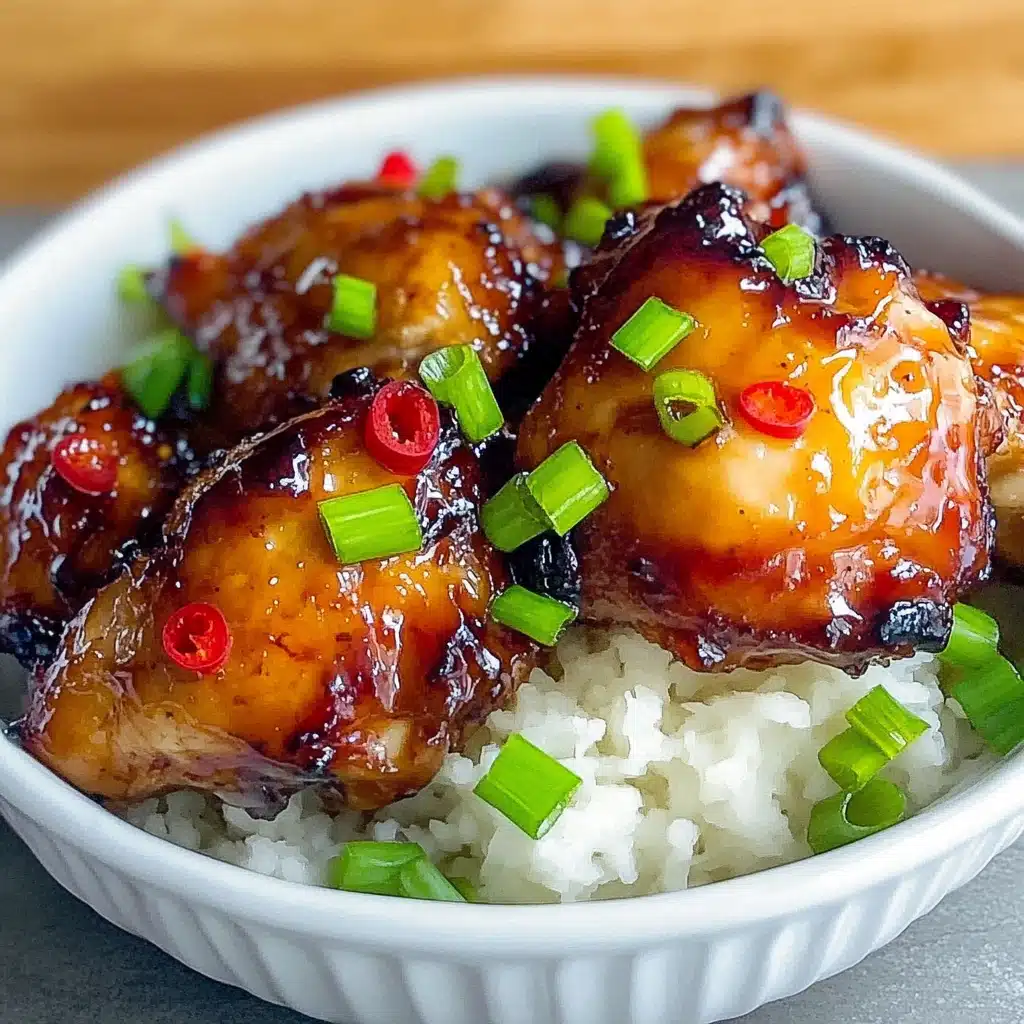 Sticky Sweet Chili Chicken Thighs