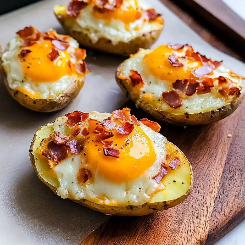 Twice Baked Loaded Breakfast Potatoes
