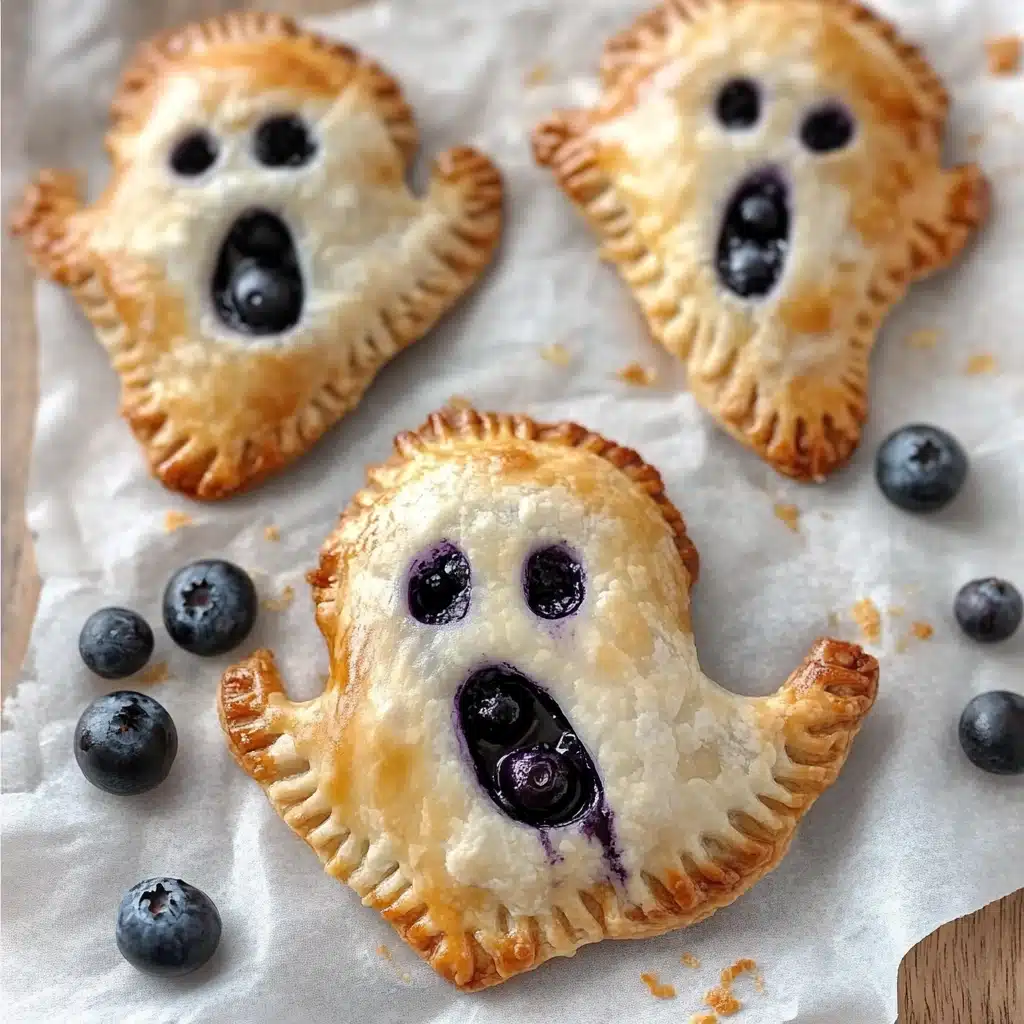 Vegan Blueberry Ghost Hand Pies