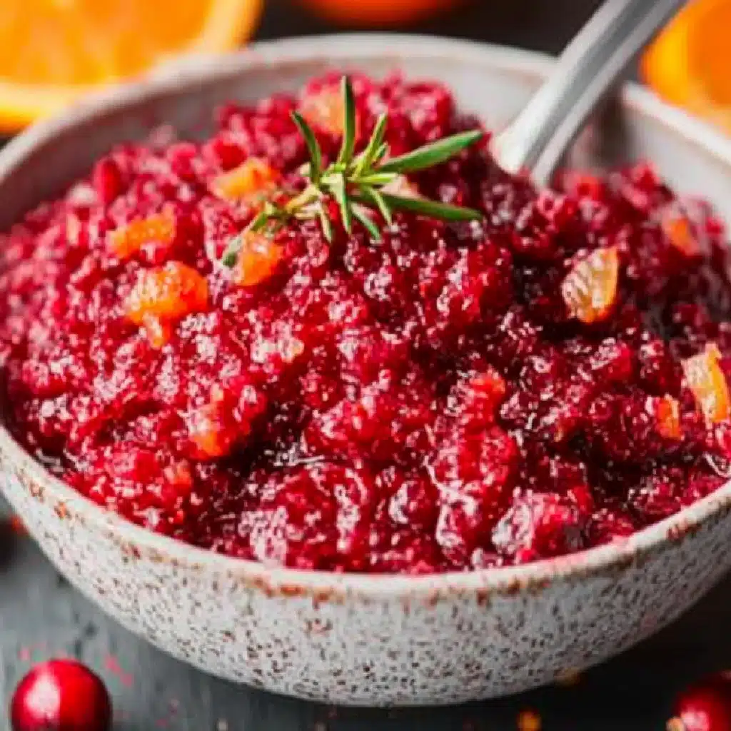 Cranberry Orange Relish