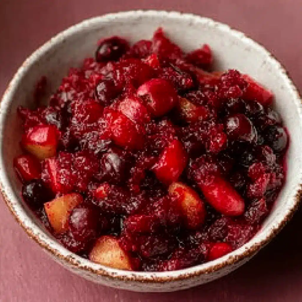 cranberry apple chutney