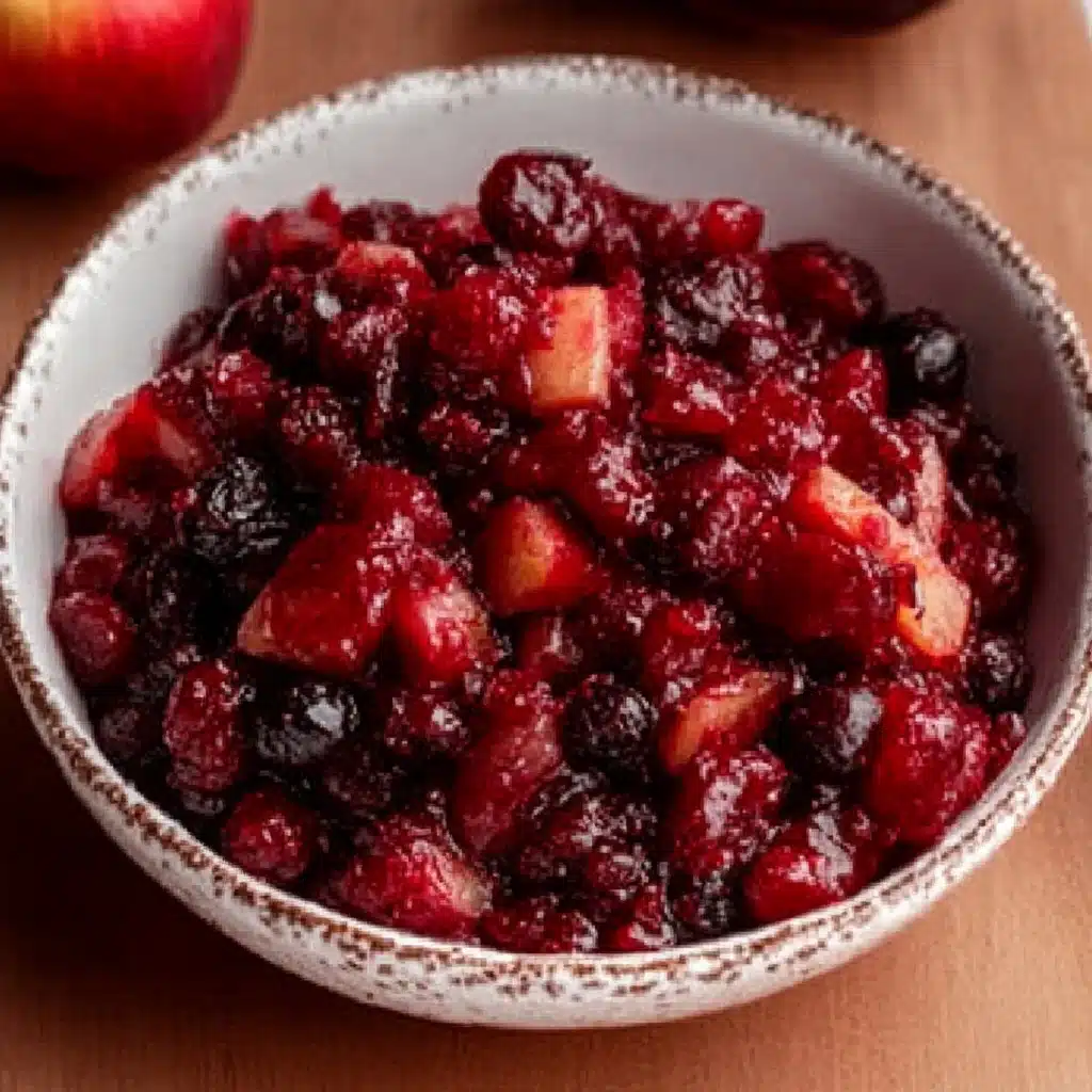 cranberry apple chutney