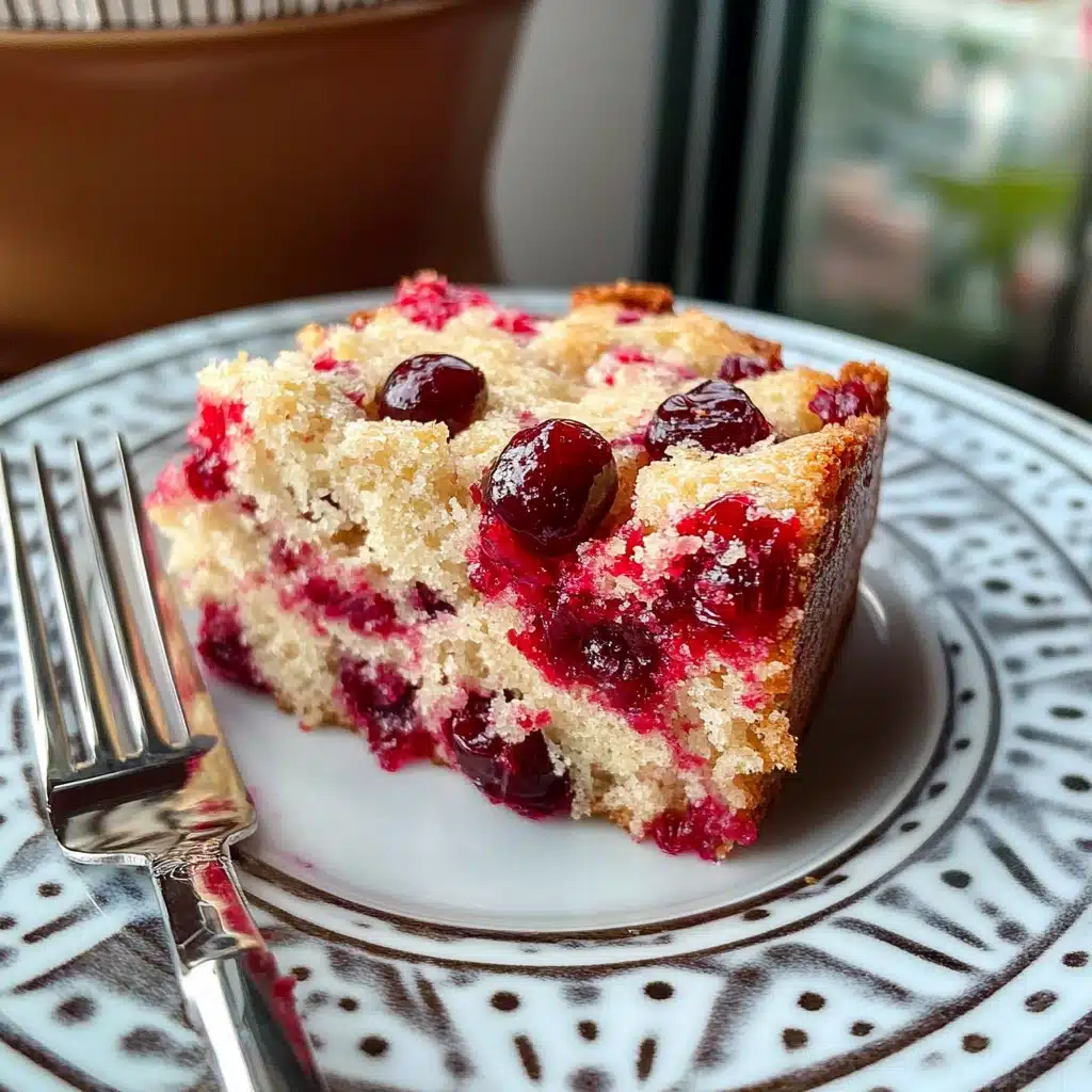 Cranberry Snack Cake
