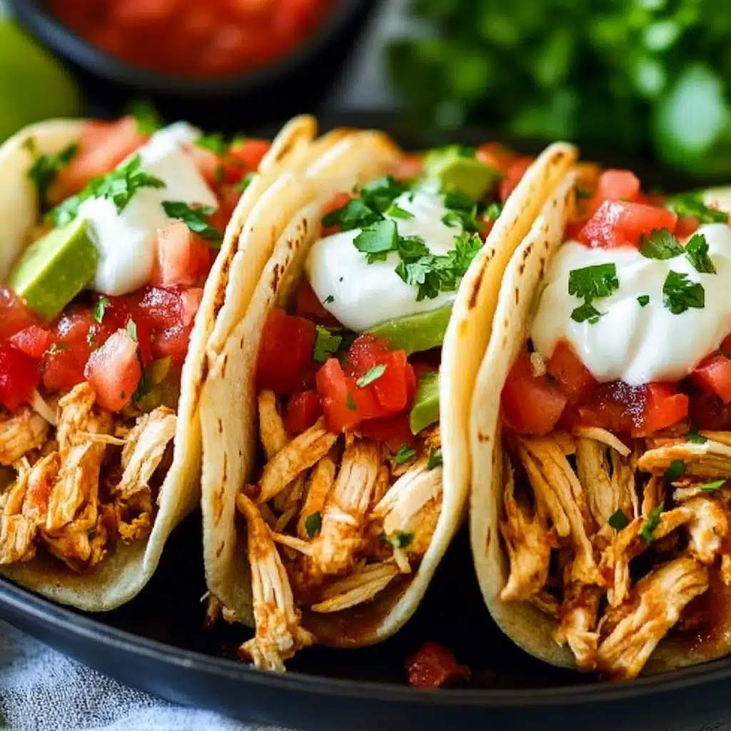 crockpot chicken tacos