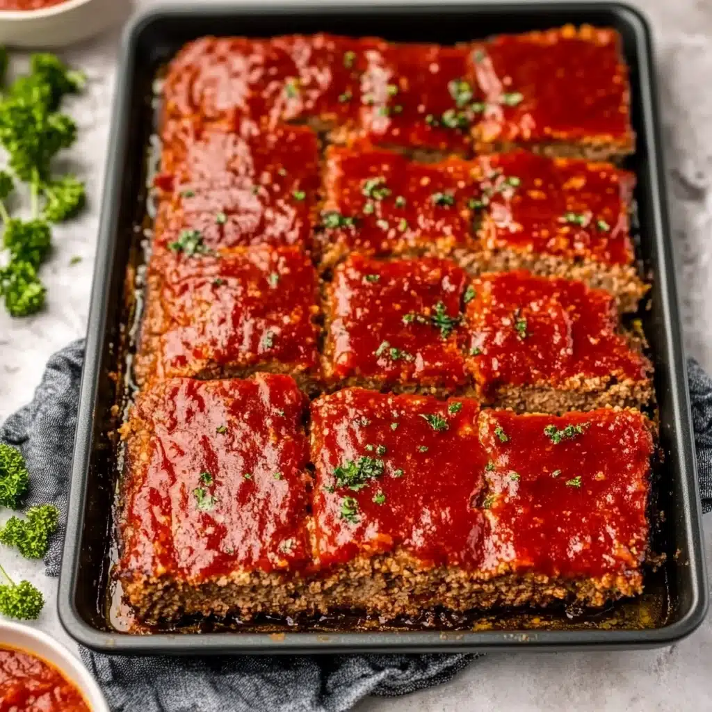 Easy Sheet Pan Meatloaf Recipe