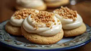 harry potter butterbeer cookies with butterscotch frosting