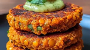 Sweet Potato & Red Lentil Patties