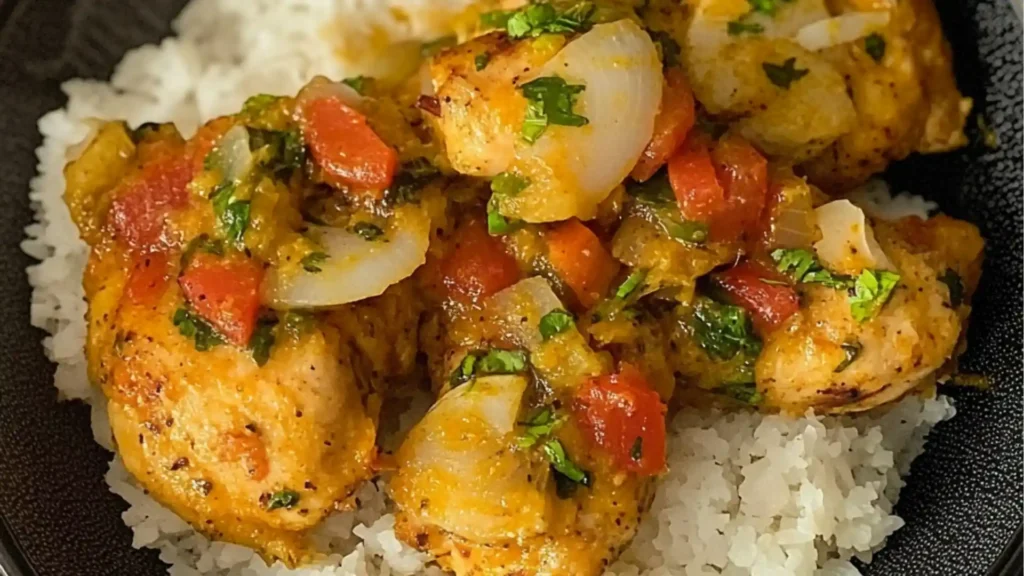 an easy to make recipe for brazilian coconut chicken