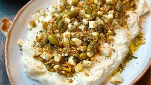 the best boursin cheese appetizer recipe with tomatoes and parsley on top