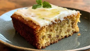 Image for Homemade Zucchini Cake With Brown Sugar Icing