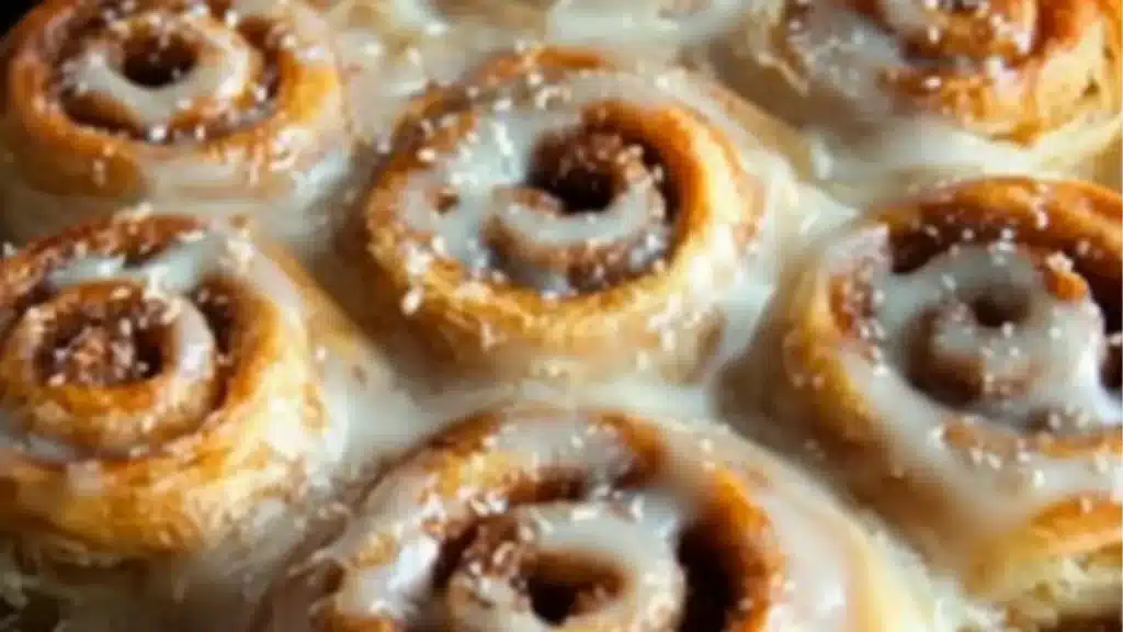 an easy and homemade recipe for phyllo dough with cinnamon roll toppings on the side