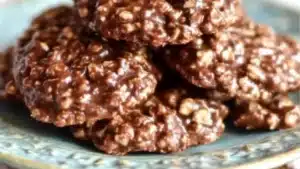 no bake cookies are stacked on top of each other with the words vintage no - bake cookies above them