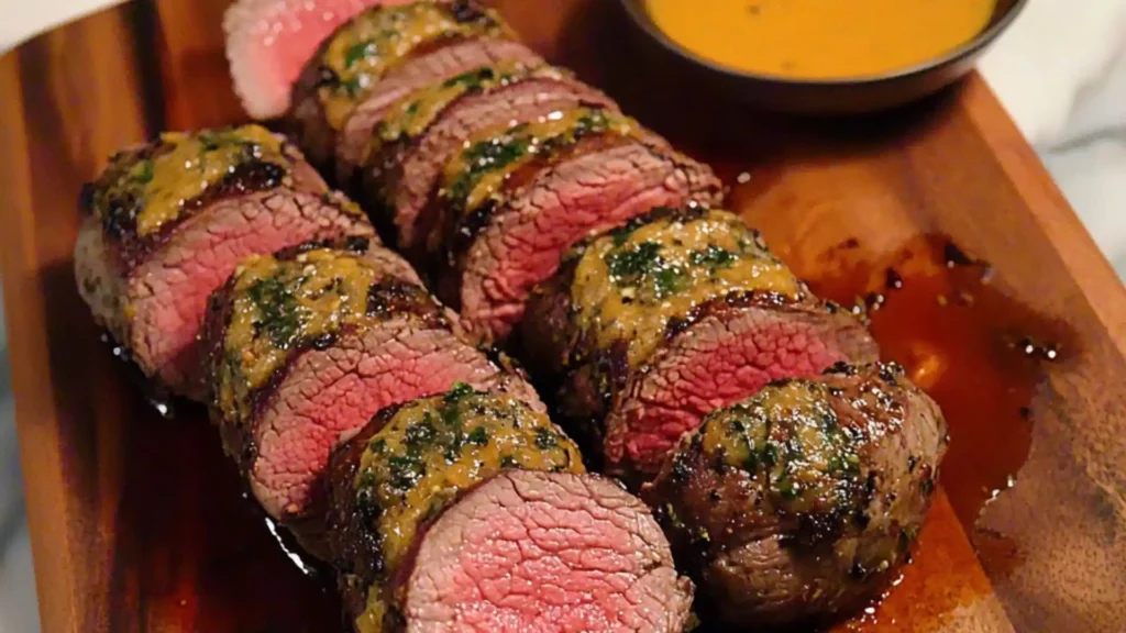 Image for Quick Christmas Stuffed Beef Tenderloin