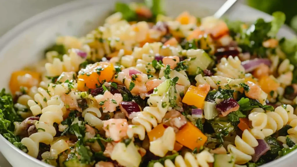 picture of pasta and vegetables in them, one has cheese on top