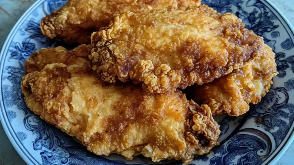 crispy fried chicken made without buttermilk is the best way to eat it