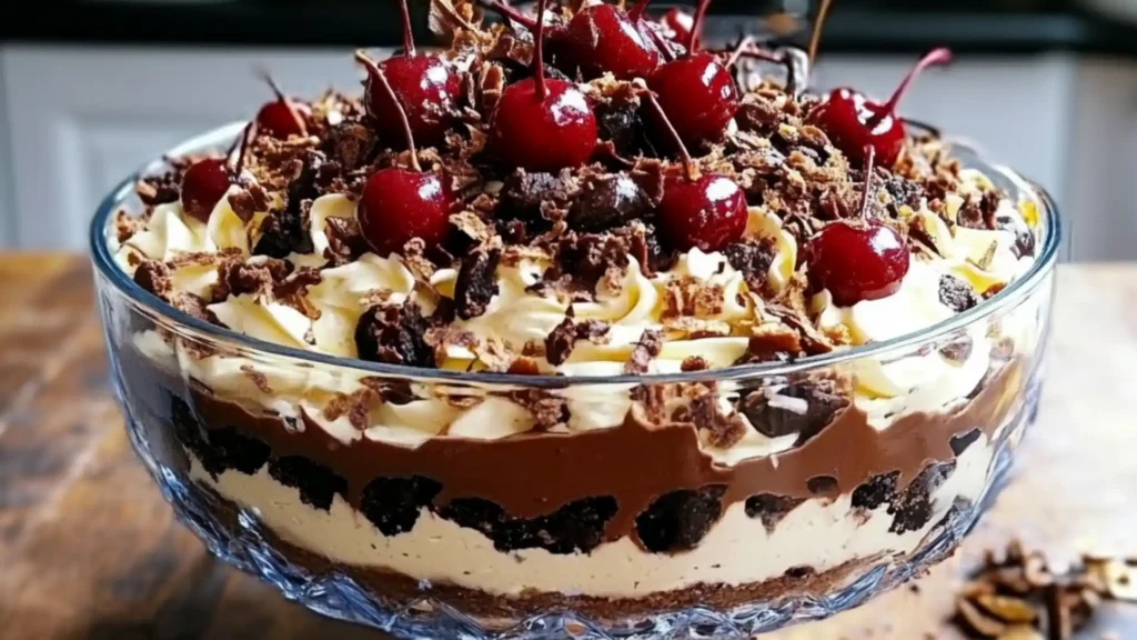 Christmas Black Forest Trifle