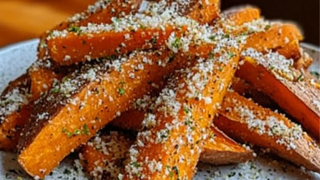 garlic parmesan sweet potato wedges you need to try