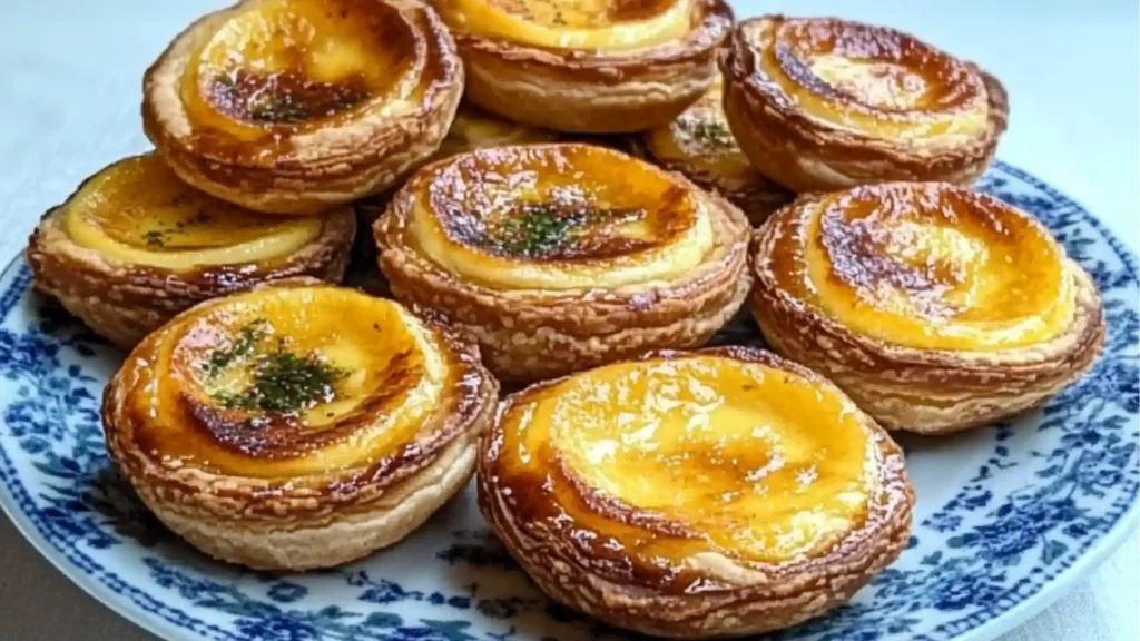homemade pastel de nata is an easy to make appetizer that's ready in minutes