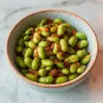 10-Minute Garlic Edamame
