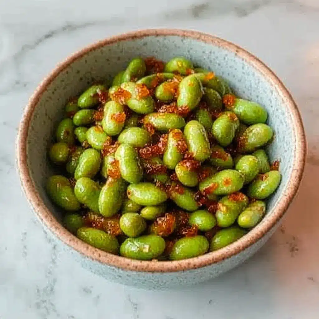 10-Minute Garlic Edamame