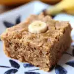 4 Ingredient Peanut Butter Banana Bars