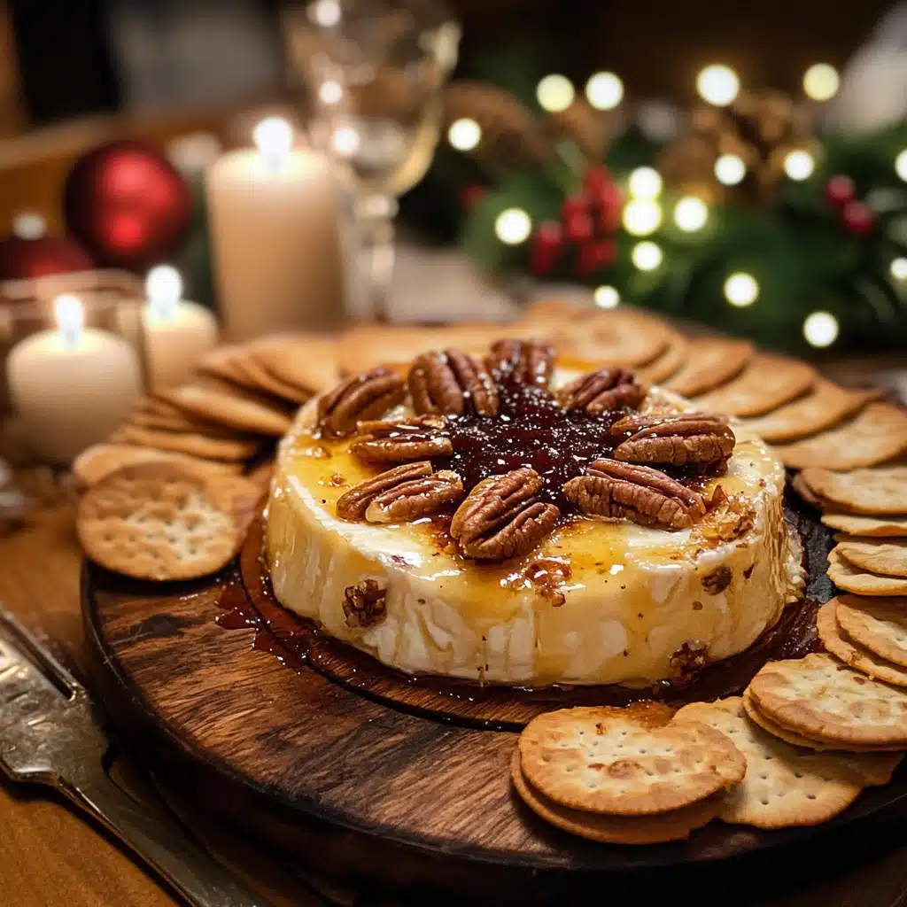 Baked Brie with Fig Jam and Pecans