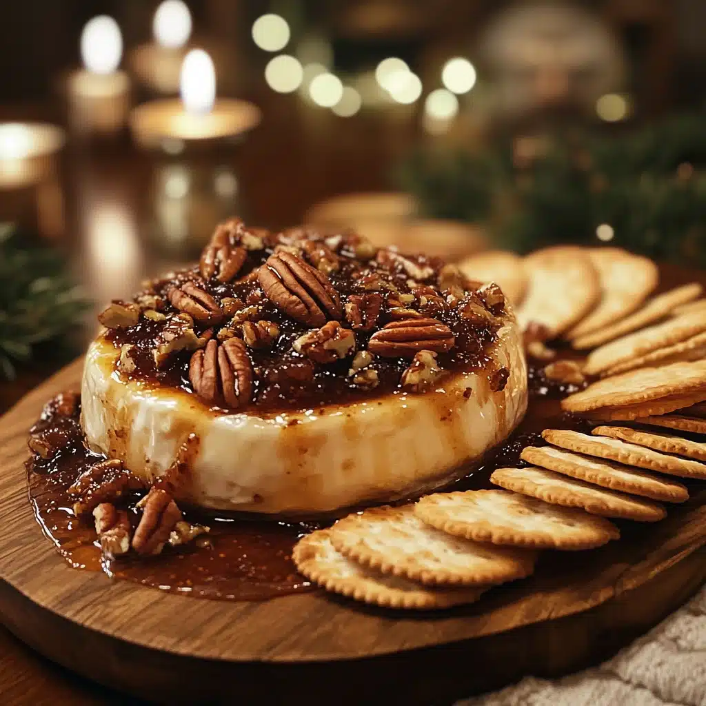 Baked Brie with Fig Jam and Pecans