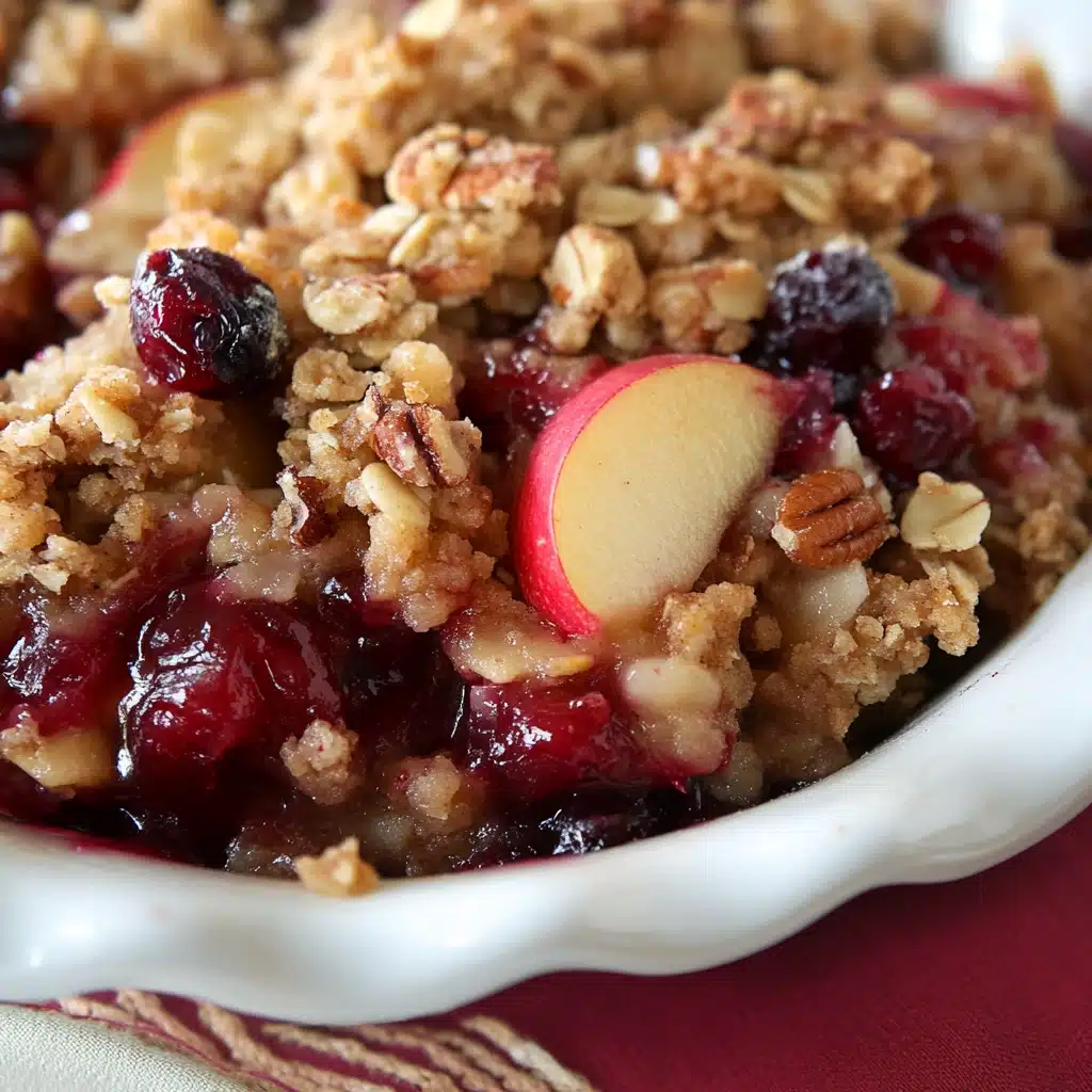 Apple Cranberry Pecan Crumble