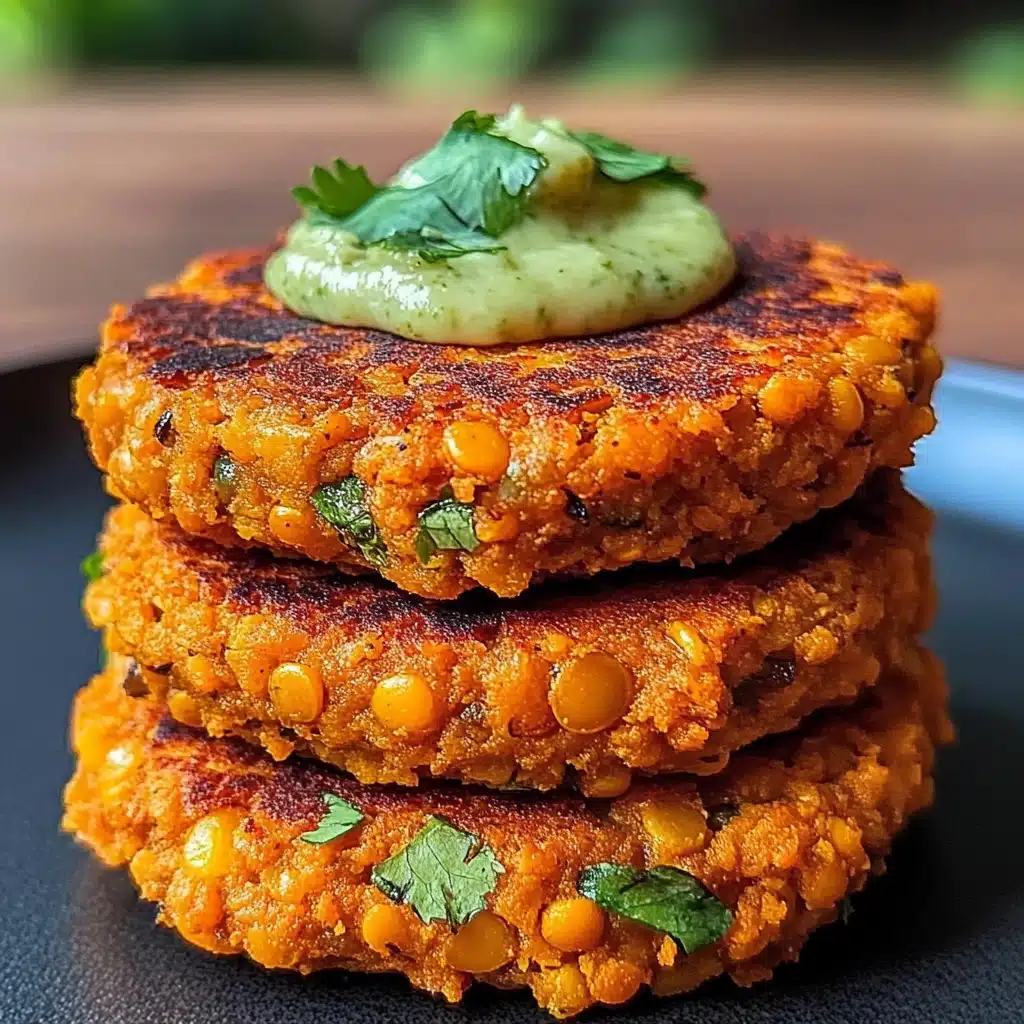 Sweet Potato & Red Lentil Patties