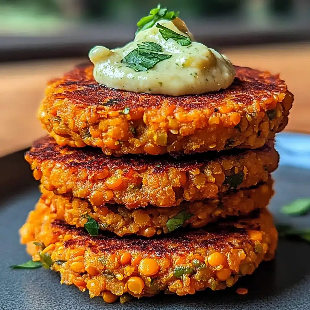 Sweet Potato & Red Lentil Patties