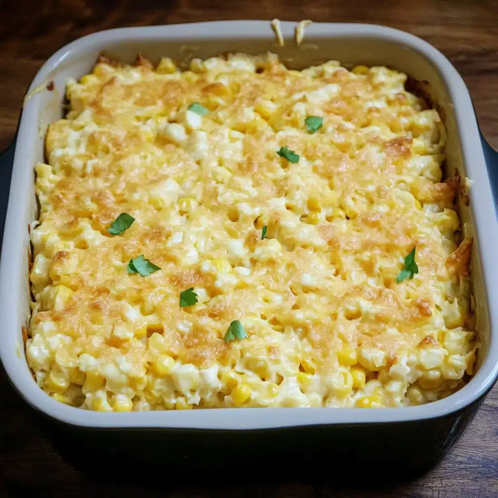 Cheesy Skillet Scalloped Corn