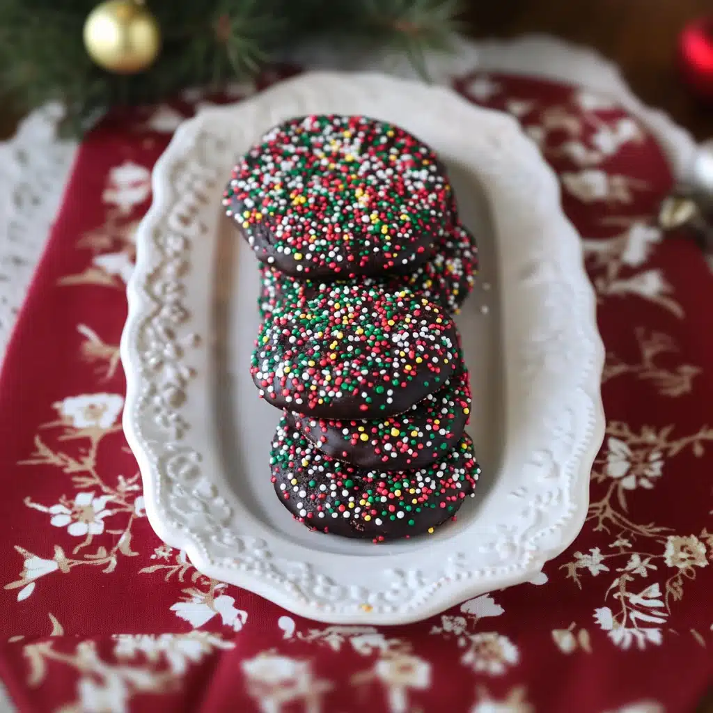 Chocolate Sprinkle Cookies