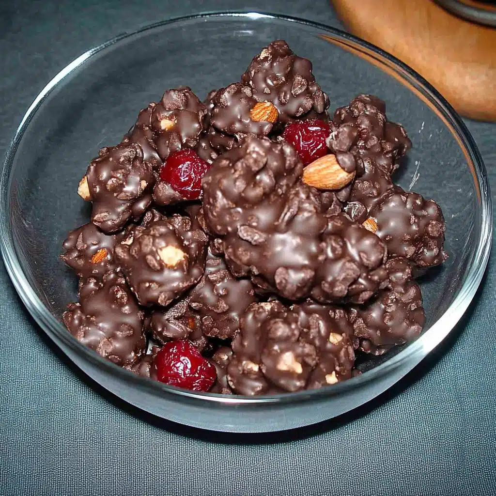 Cranberry Almond Chocolate Clusters
