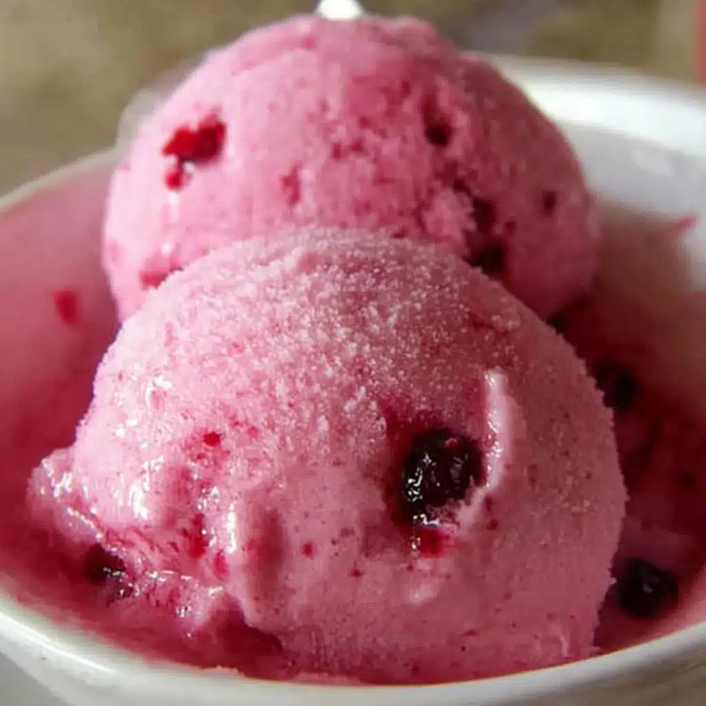 Cranberry Ice Cream