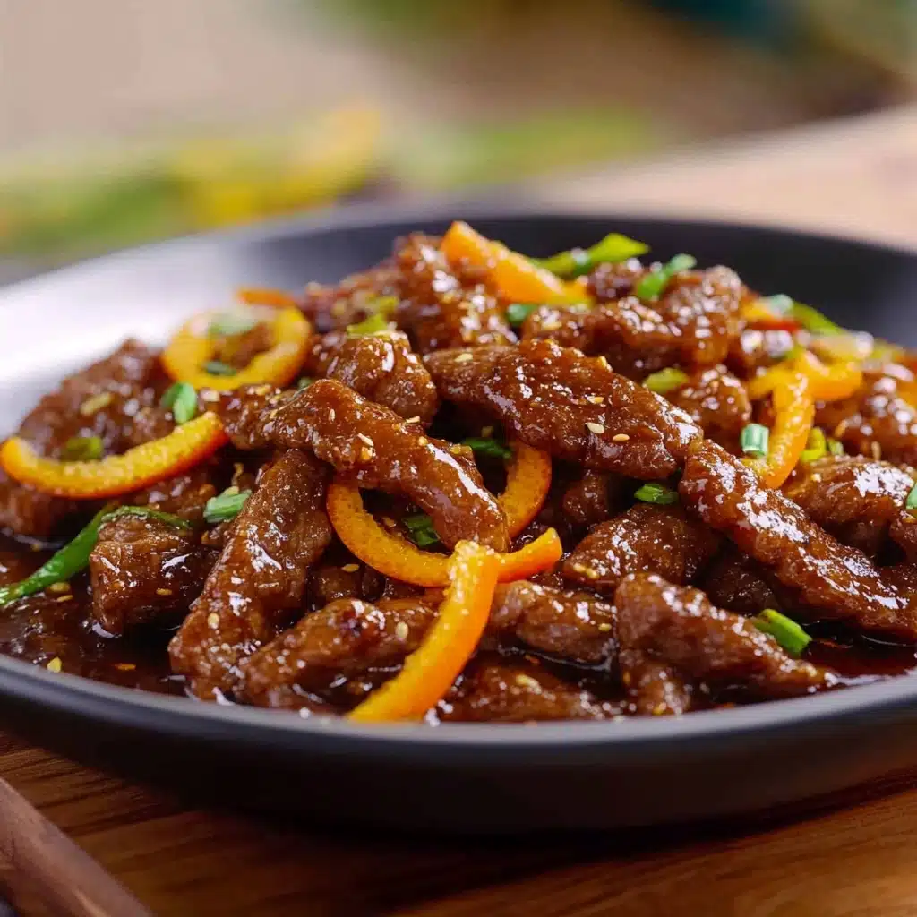 Crispy Beef in Orange Sauce