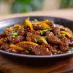 Crispy Beef in Orange Sauce