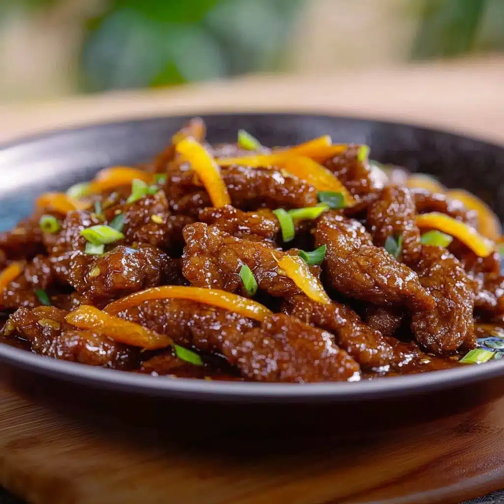 Crispy Beef in Orange Sauce