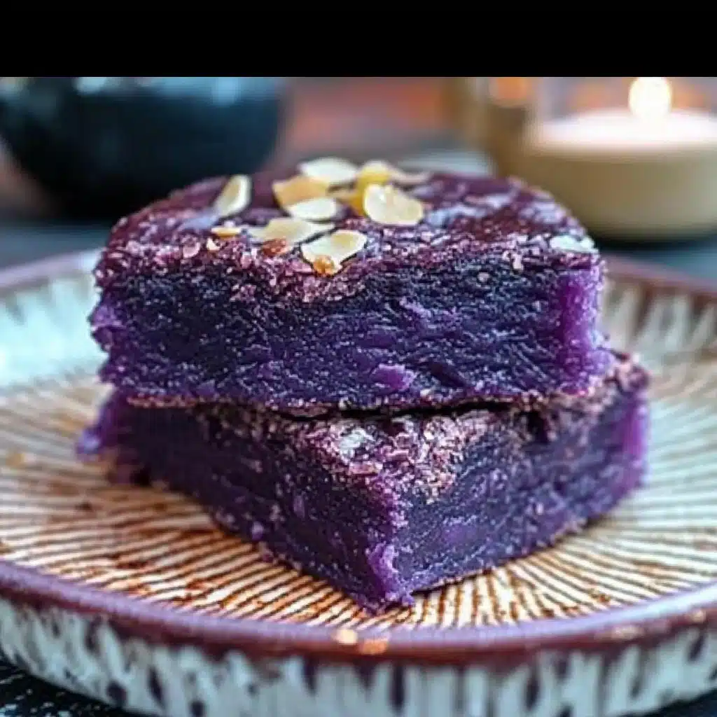 Easy Ube Butter Mochi