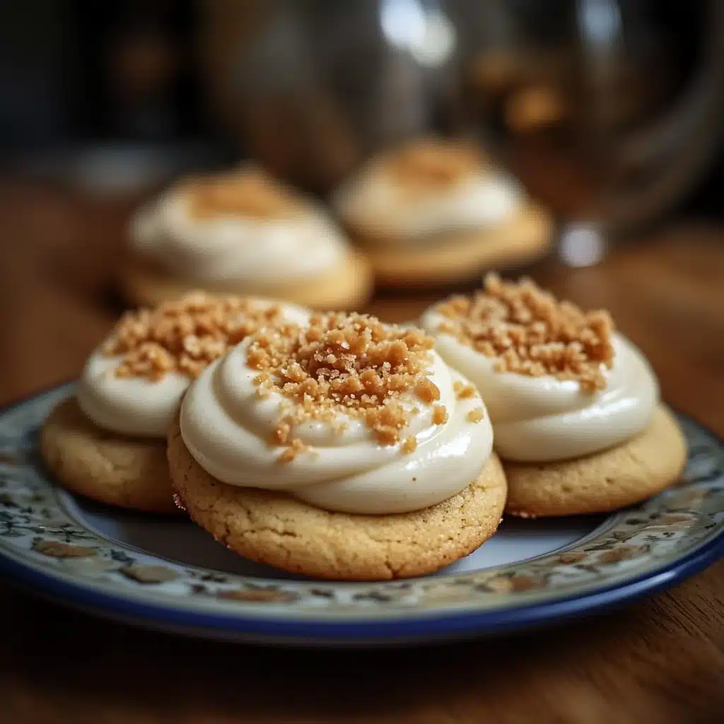 Butterbeer Cookies with Butterscotch Frosting
