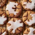 Gingerbread Cookies with Maple Glaze