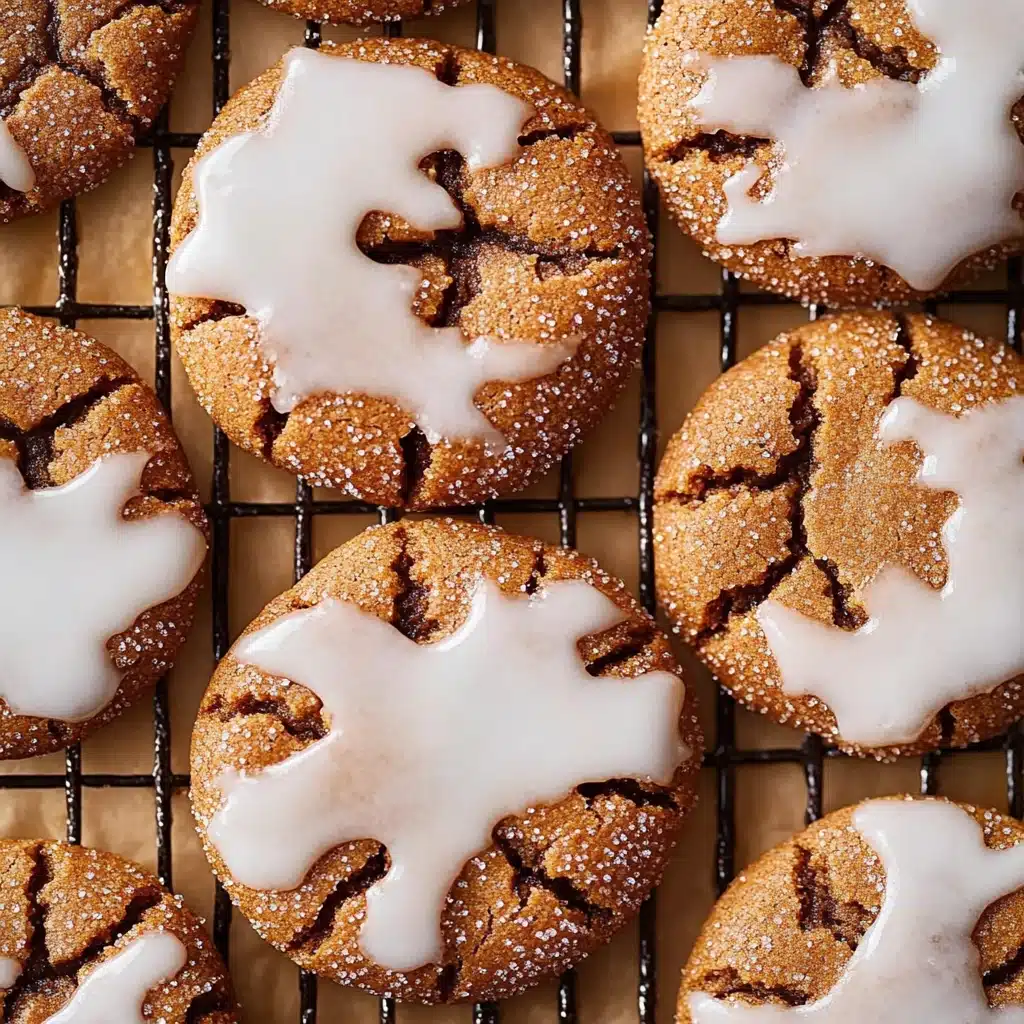 Gingerbread Cookies with Maple Glaze