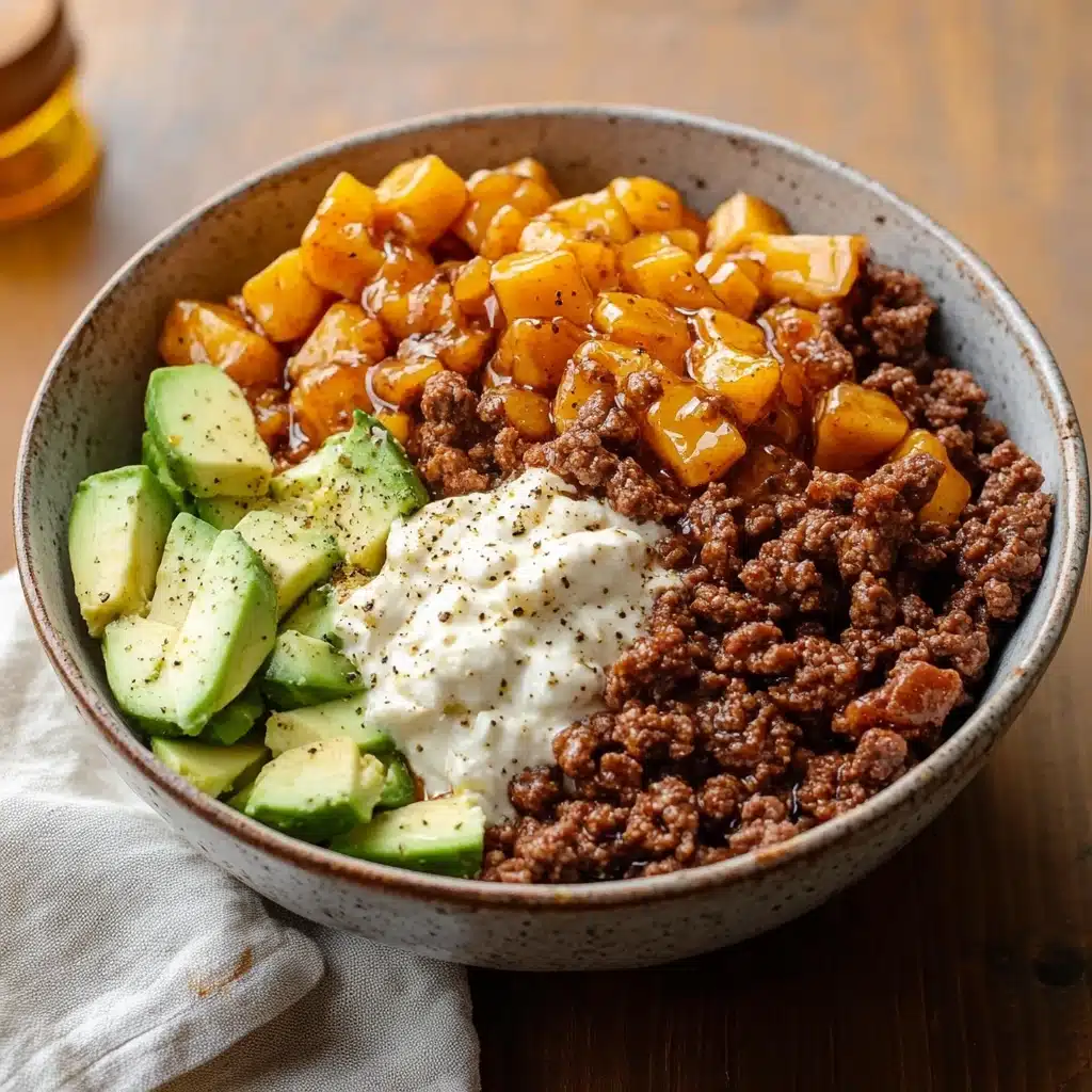 Ground Beef Hot Honey Bowl