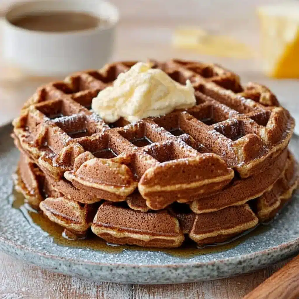 Homemade Gingerbread Waffles